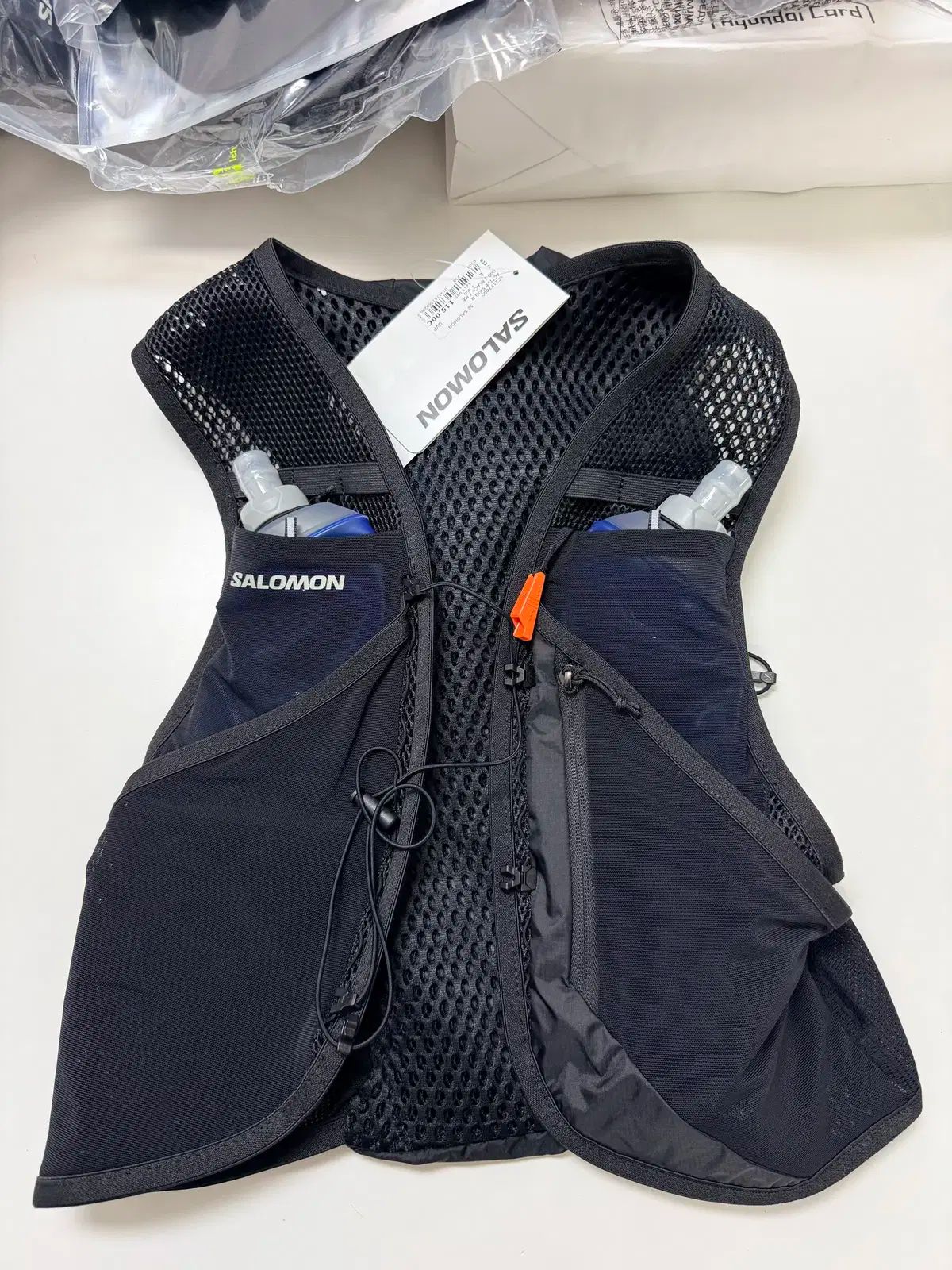 SALOMON サロモン アクティブ スキン 8 セット ブラック メタル L