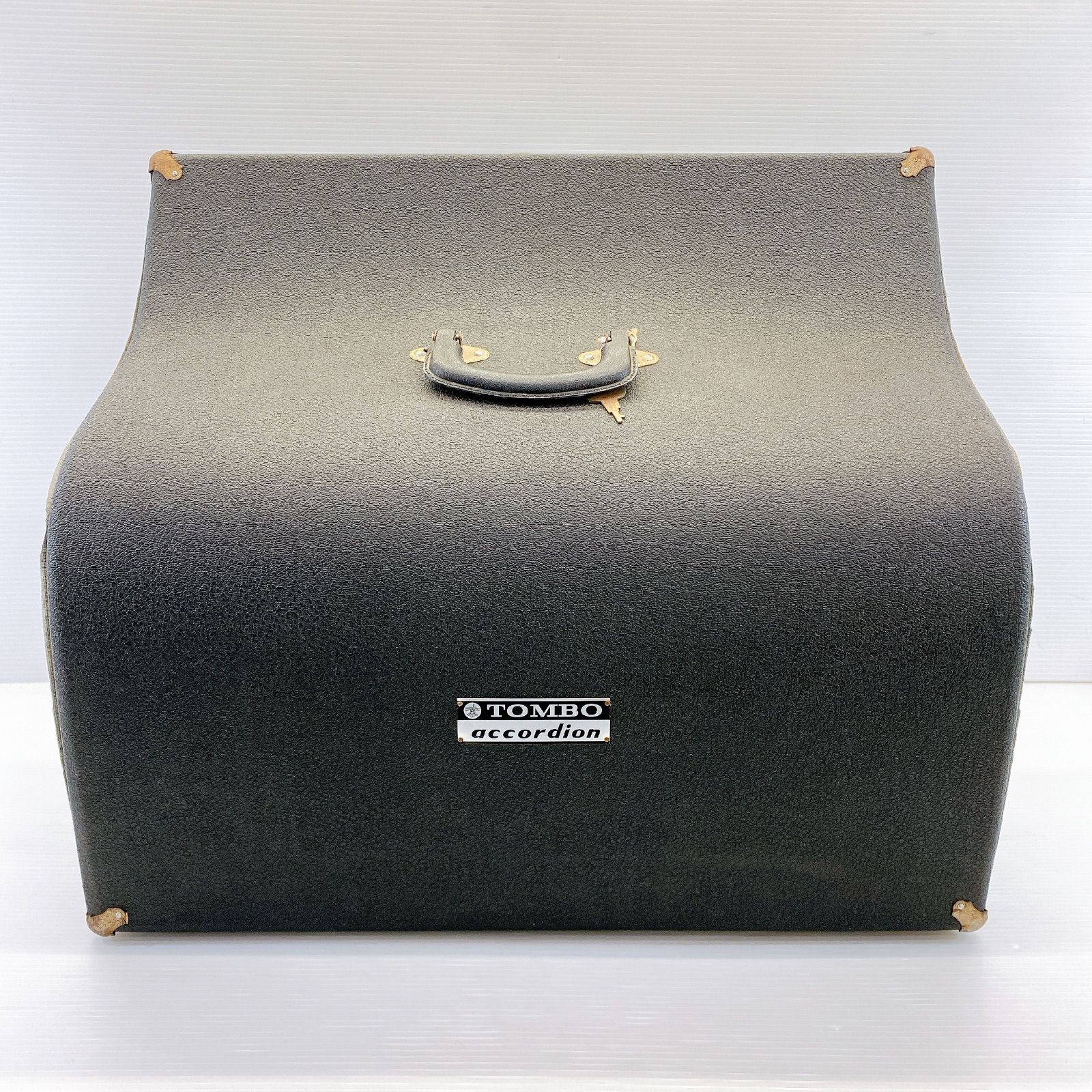 発見のある TOMBO SOPRANO ソプラノ アコーディオン 320 32鍵盤 レッド ハードケース付き 音出し 済み 現状品 ハードケース付き