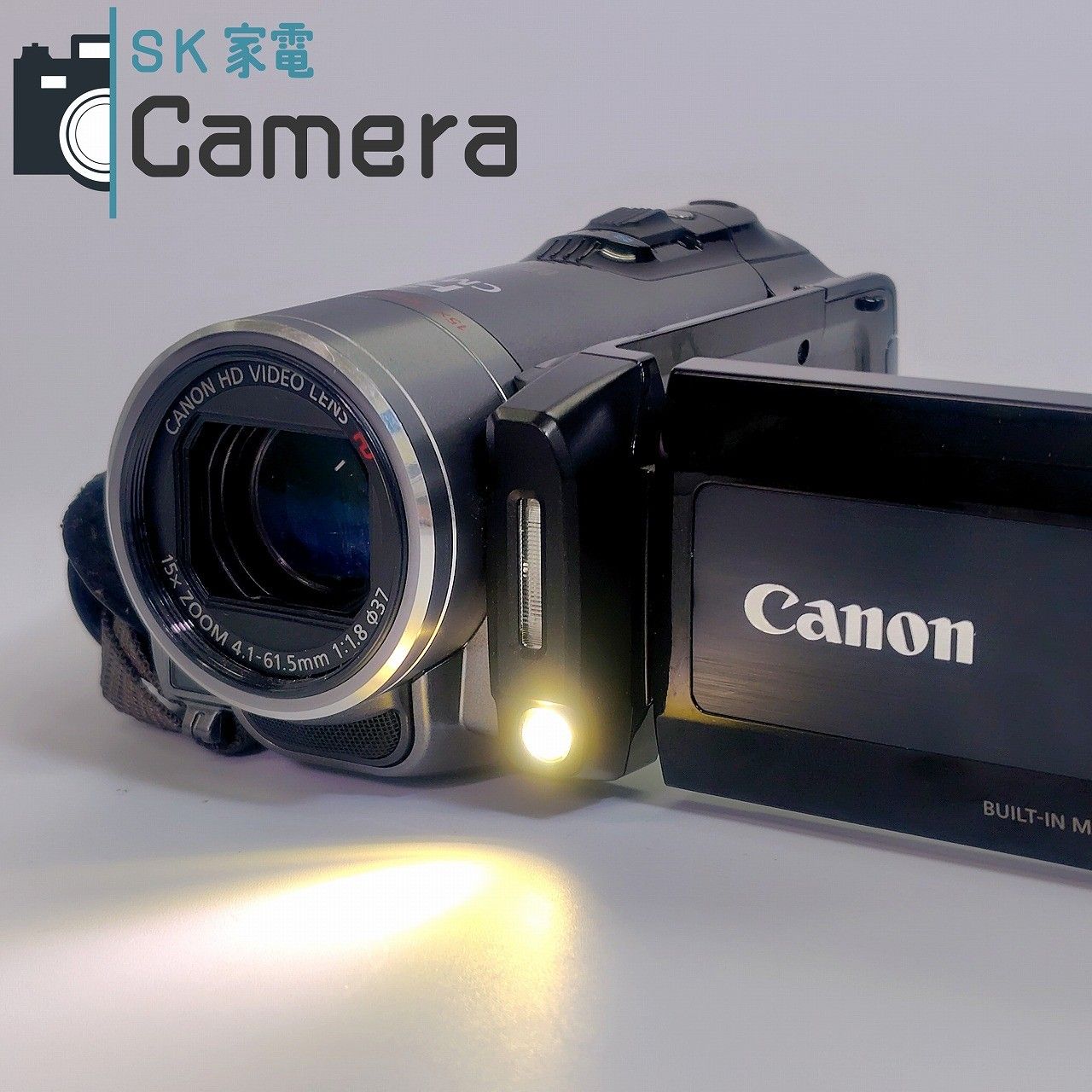  Canon iVIS HF 20 デジタルビデオカメラ BP 809 電池付 キャノン HD CMOS ビデオカメラ本体 ビデオカメラ