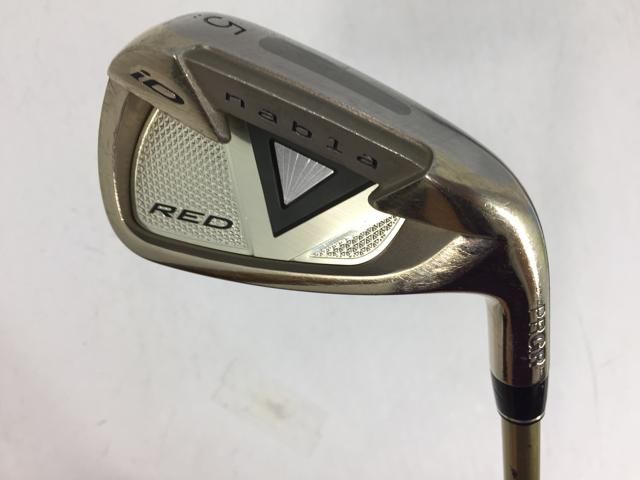 お買い得品！【中古ゴルフクラブ】(6本セット)プロギア iD nabla(ナブラ) RED(レッド) チタンフェース アイアン 2015 スピードインパクト 5〜9.P【14日間返品OK】 返品OK お買い得品！【中古ゴルフクラブ】(6本セット)プロギア iD
