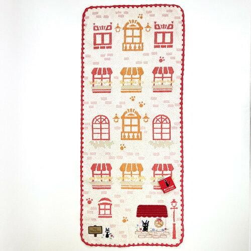 5営業日で発送 丸眞 スタジオジブリ 魔女の宅急便 ジジ 屋根の下で フェイスタオル 1005052100 入数 10