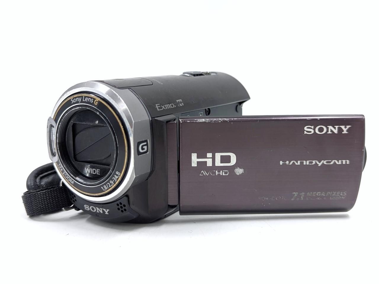 フルハイビジョン対応！ SONY ソニー ビデオカメラ HDR-CX370V 7日間