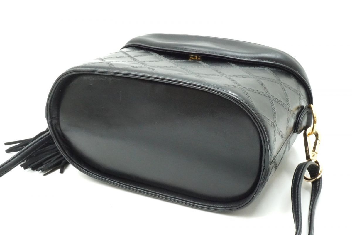 ジャンニ ヴェルサーチェ ヴィンテージ 2way ショルダー ハンドバッグ