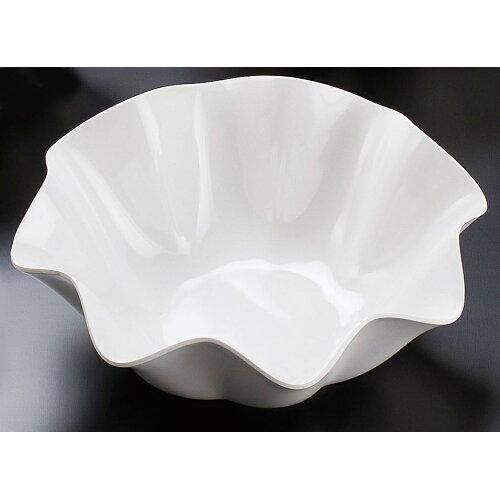 5営業日で発送 福井クラフト Fukui Craft 福井クラフト メラミン35cmウェーブ丸盛鉢ホワイト 51353650 1876088