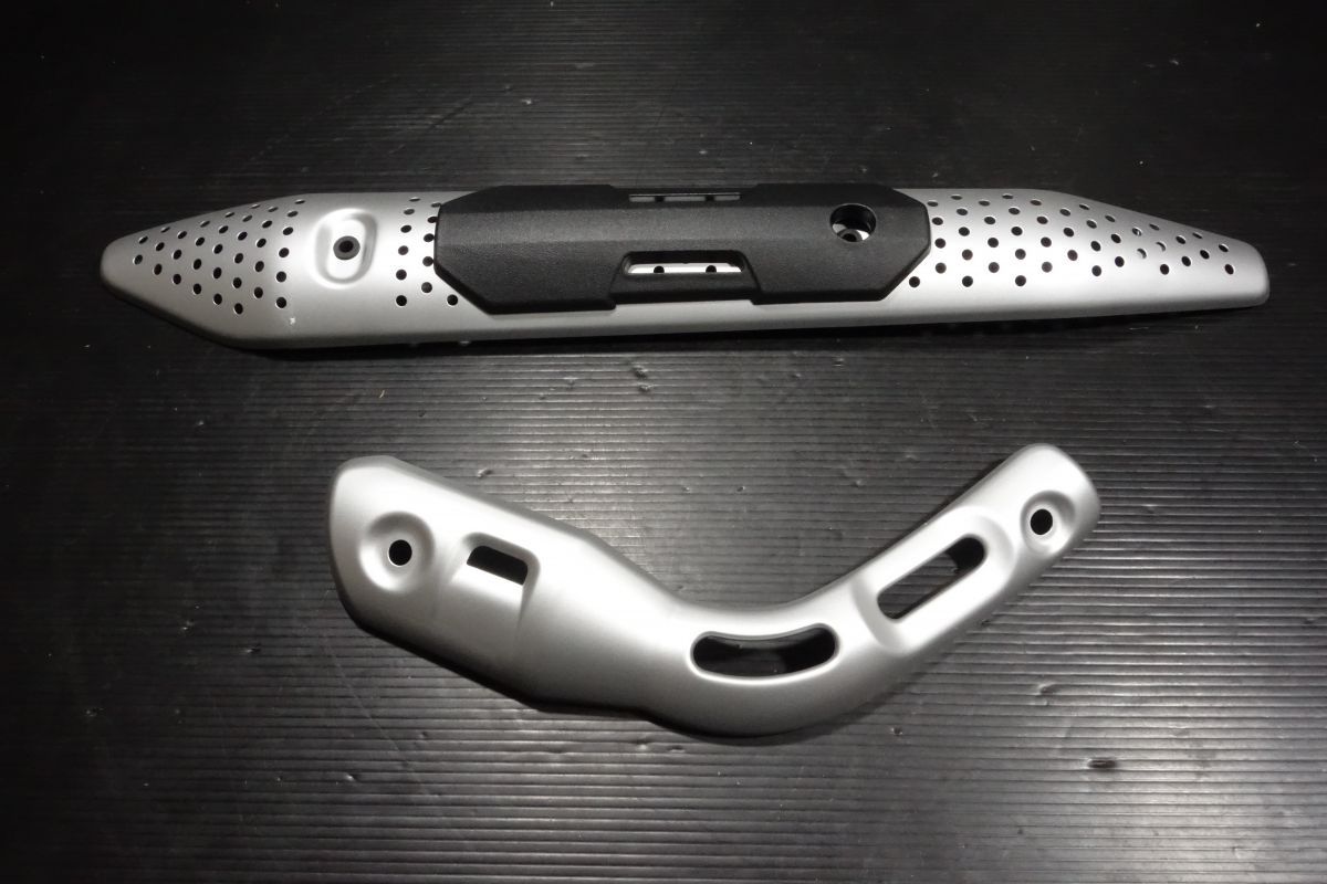 ガード カバー プロテクター シールド ヒート マフラー サイレンサー セット 純正 CT125 ハンターカブ JA55 JA65 B級品 訳あり R20251020