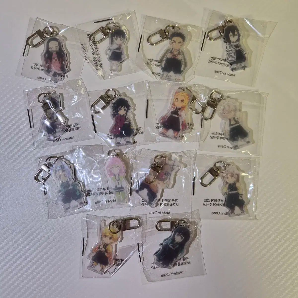  鬼滅の刃 キーホルダー 14種 まとめ FULL SET キーホルダー キーリング 小物