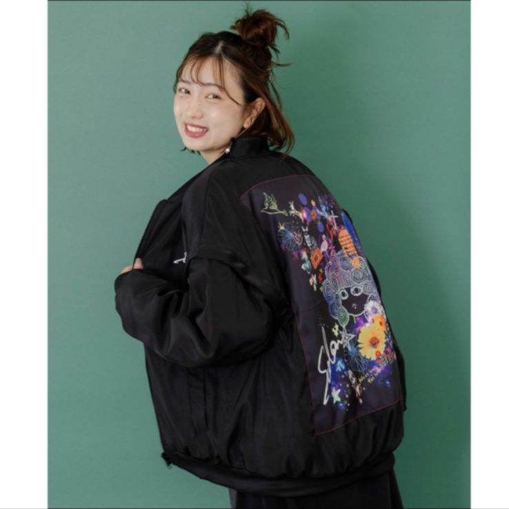 Scolar 天の川ス ちゃん柄orボア 4WAYブルゾン