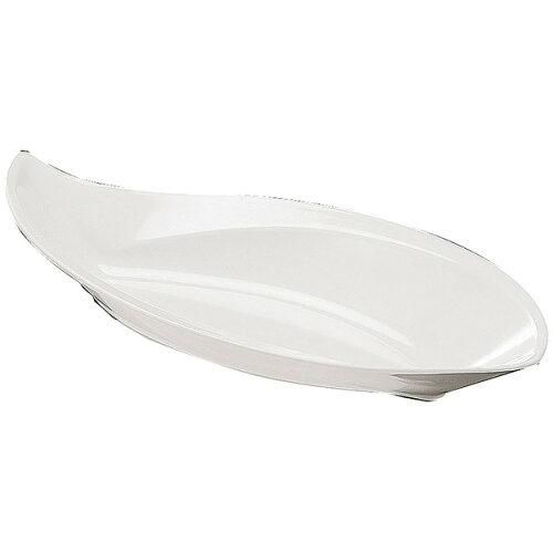 5営業日で発送 福井クラフト Fukui Craft 福井クラフト メラミン52cm大葉盛鉢ホワイト 51353950 1876103