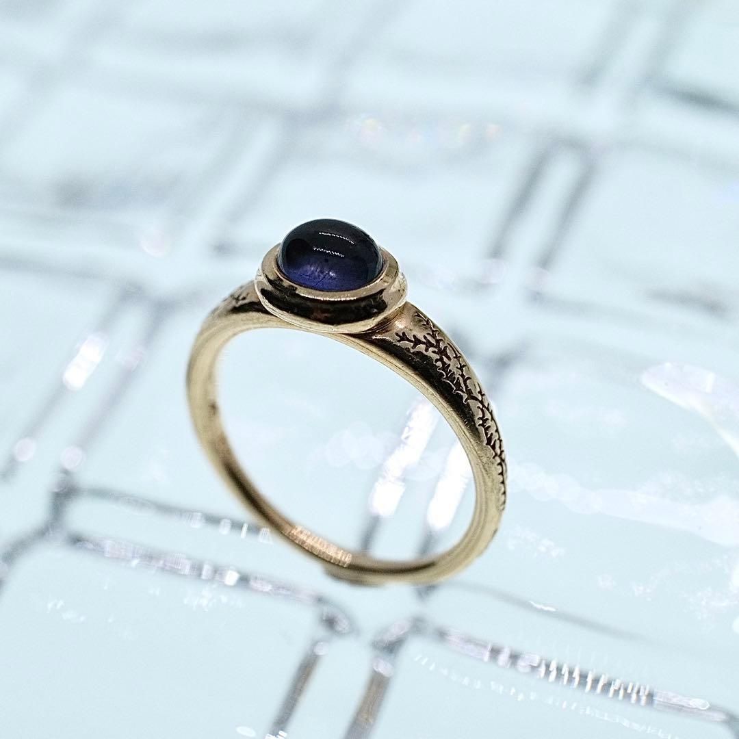 4℃ リング 指輪 12号 k10 石付き レディース