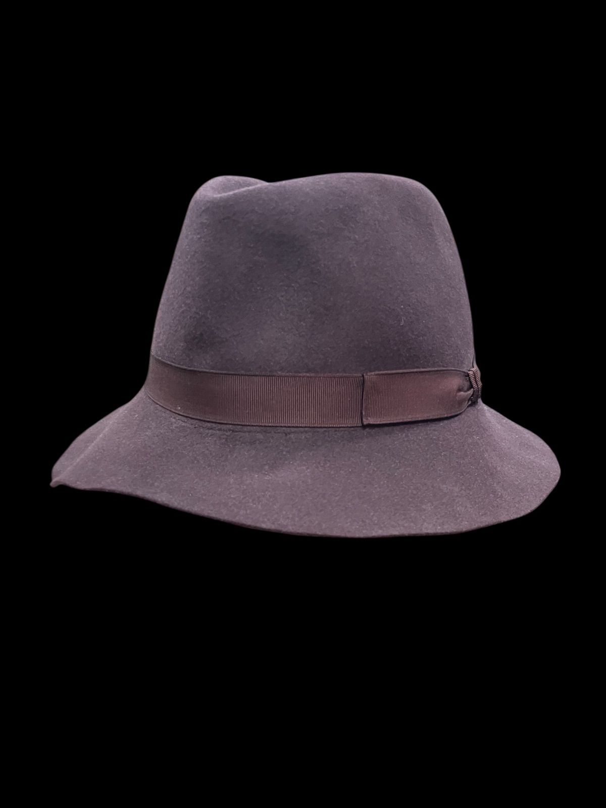  Borsalino ボルサリーノ ハット フェルト帽 紫 メンズファッション 帽子 お洒落な帽子 イタリア製 ウールハット フェルトハット ハット