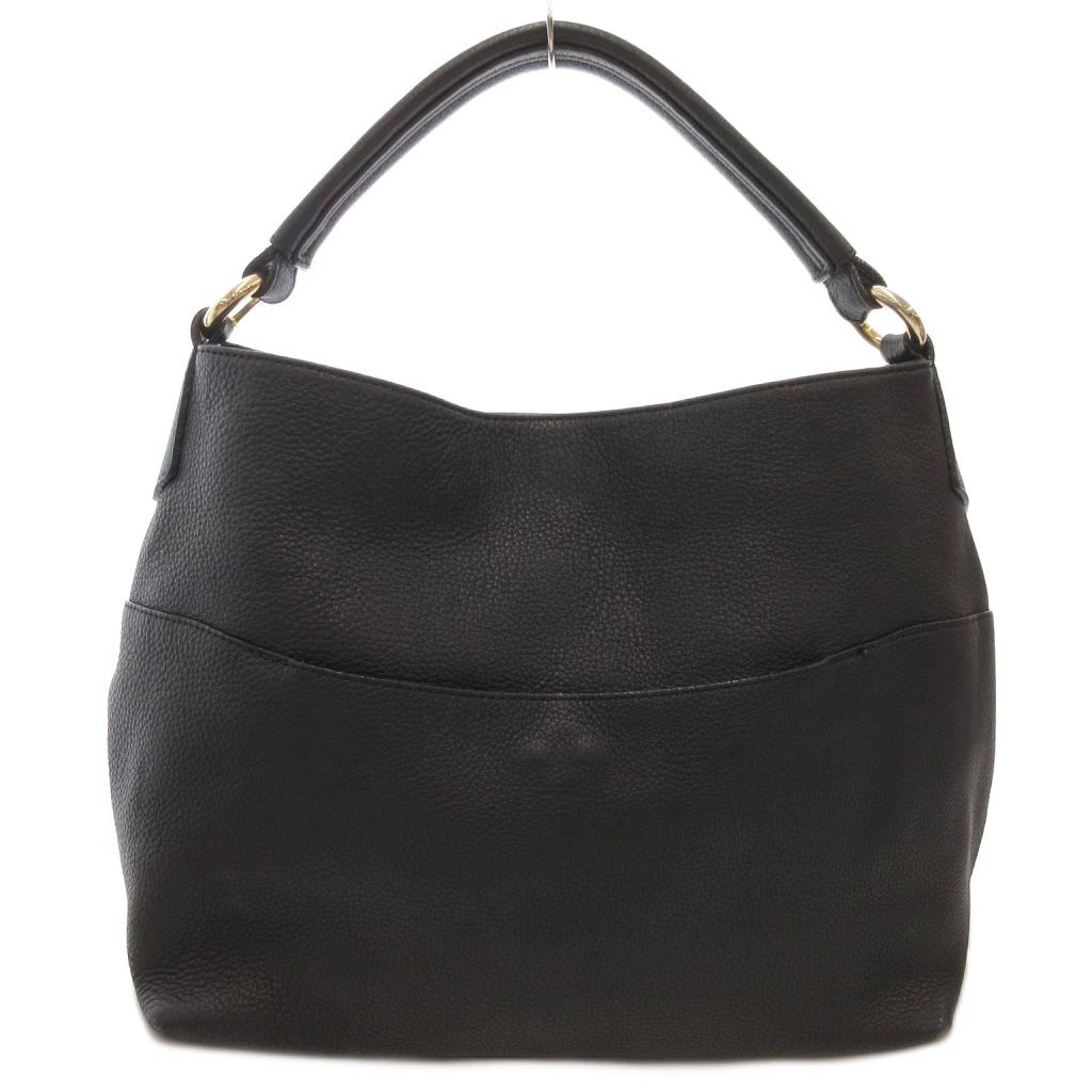 ロベルタディカメリーノ Roberta di Camerino レーネ ワンショルダー バッグ 肩掛け ロゴ レザー 黒 ブラック AE GY11