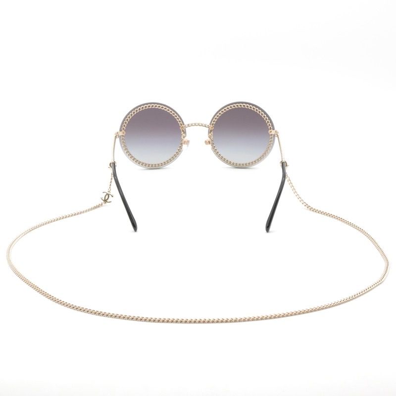 シャネル CHANEL サングラス ブラック ゴールド 黒 サングラス ココ