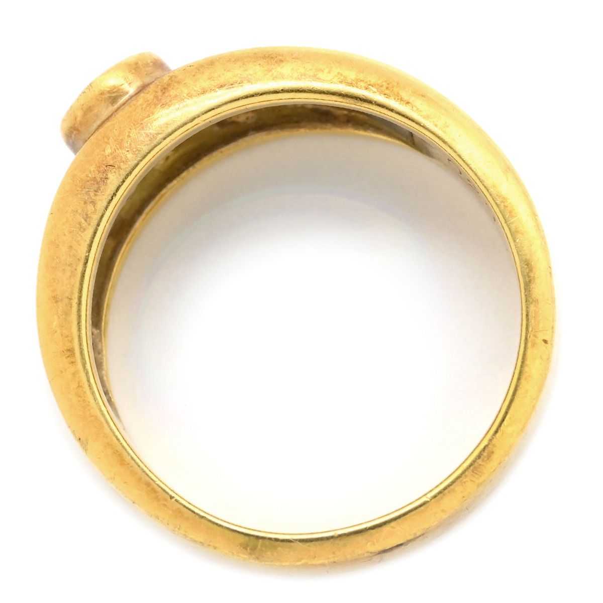 リング 指輪 ダイヤリング K18YG Pt900 ダイヤモンド イエローゴールド×プラチナシルバー Pt900 イエローゴールド プラチナ コンビ 1P 1粒ダイヤ 11号