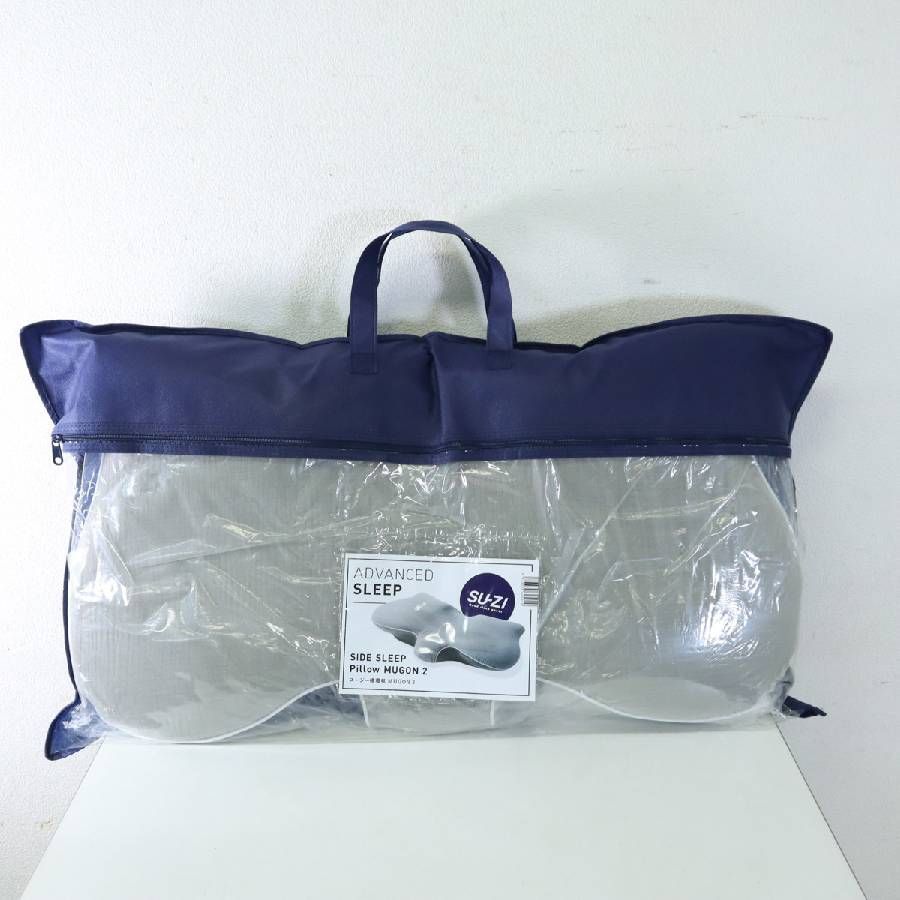 横寝枕 MUGON 2 su-zi スージー 調整パッド3枚 カバー付き いびき防止 無呼吸症候群 快眠枕 呼吸しやすい どんな姿勢にもフィット ストレスフリー 寝返りしやすい 291h28