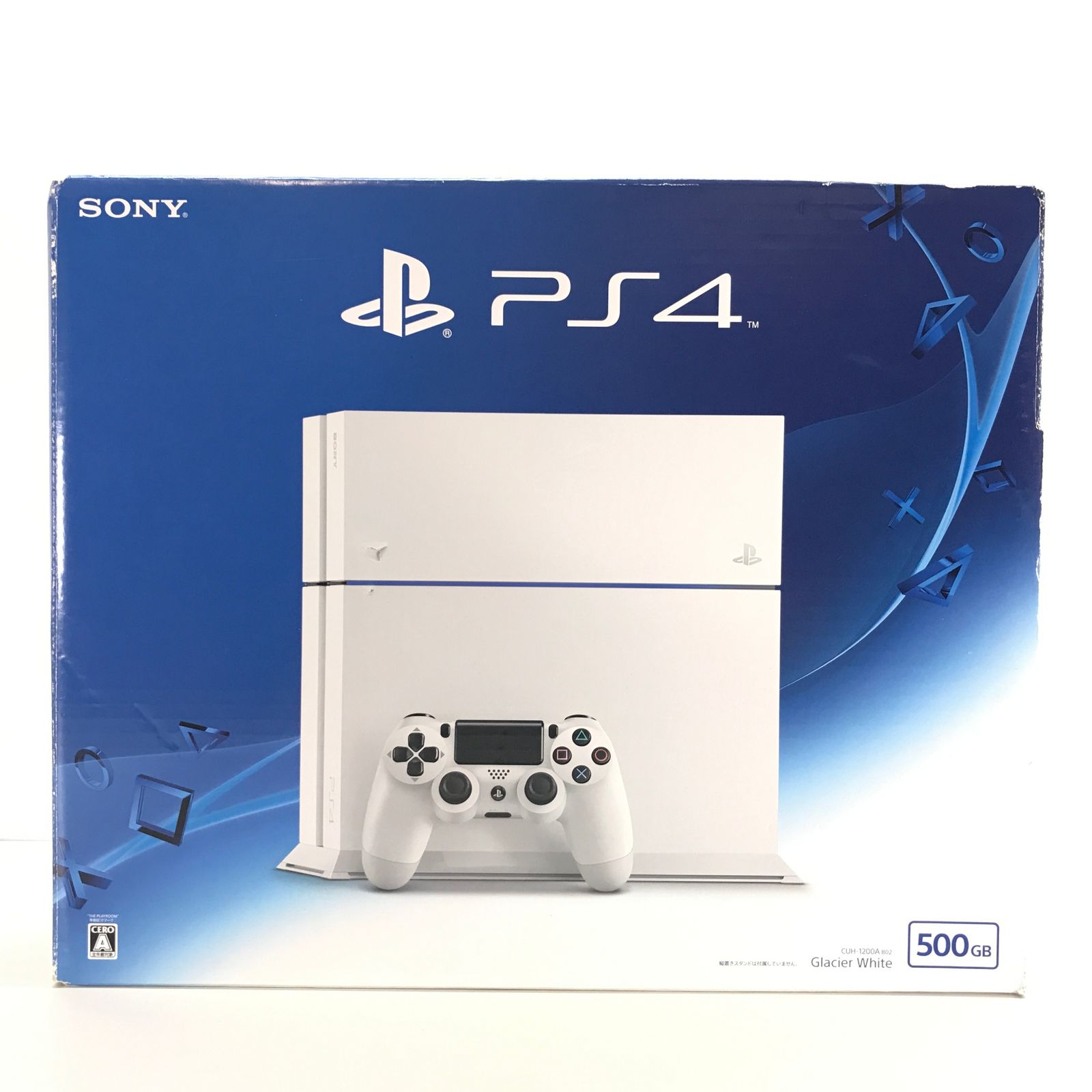 ○SONY ゲーム機本体 PlayStation 4 グレイシャー ホワイト CUH-1200AB02 HDDなし ジャンク品