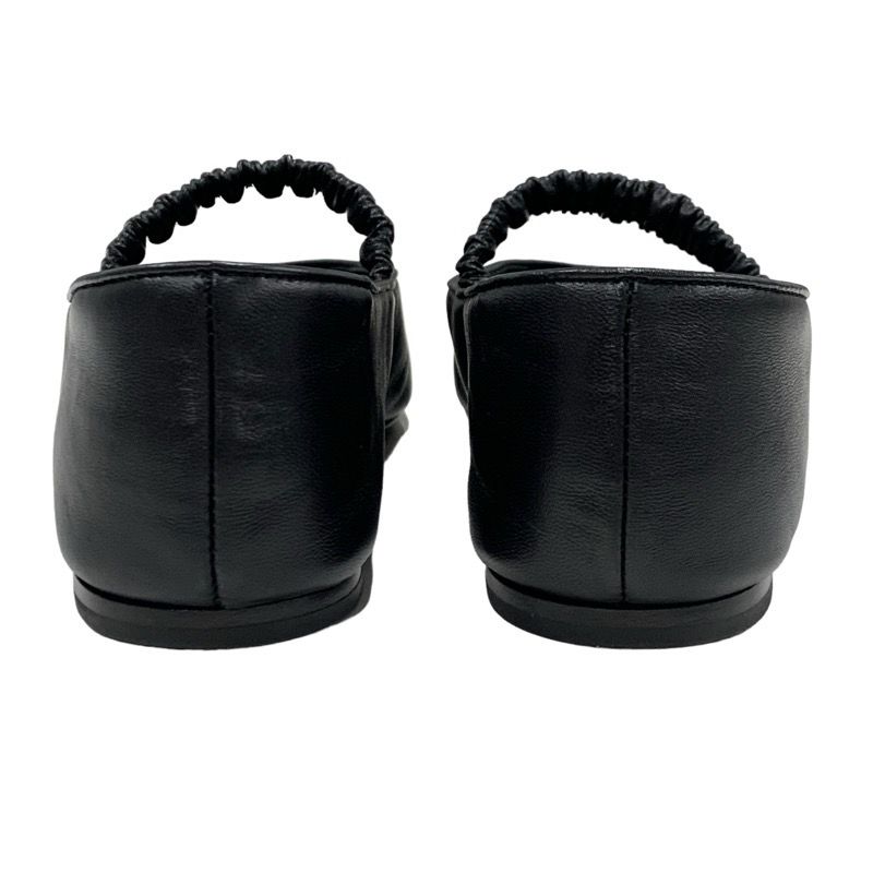 シャネル CHANEL フラットシューズ 靴 シューズ レザー ファブリック