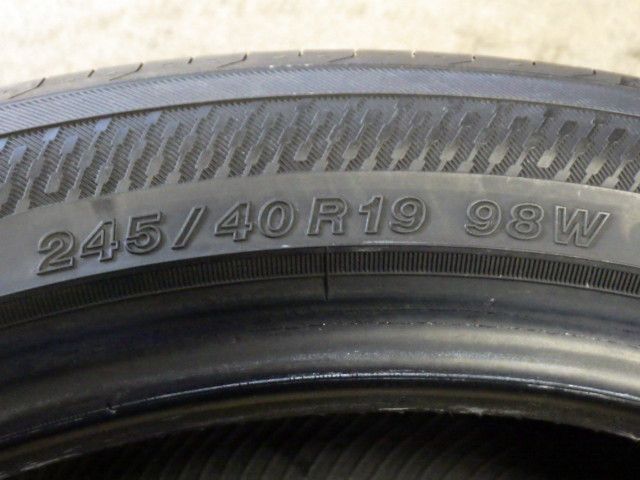 K380 送料無料◆2025年製造 約8部山◆YOKOHAMA ADNAN V553◆245|40R19◆4本