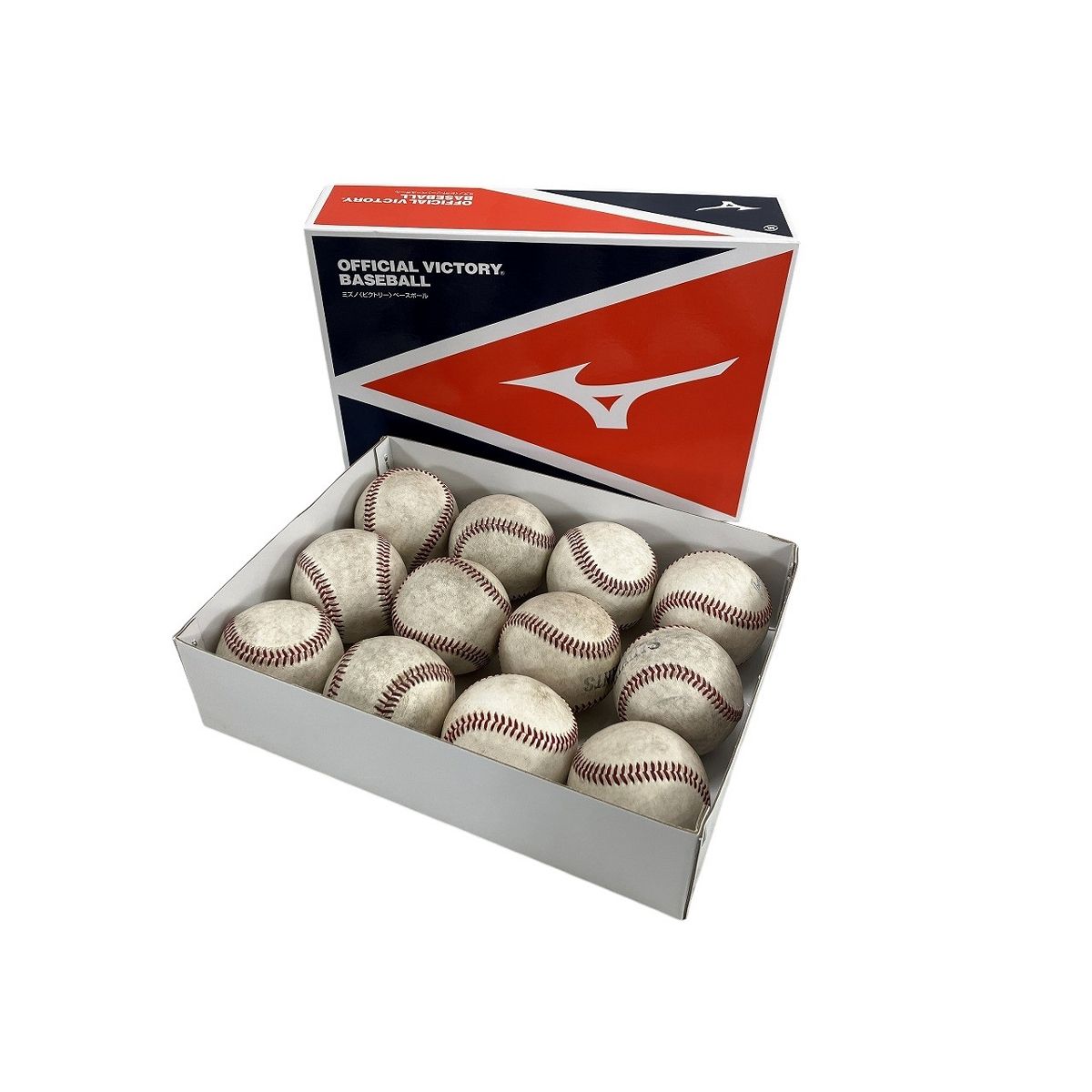 MIZUNO ビクトリー ベースボール 硬式 ボール セット 12個 野球用品 ミズノ W10571890