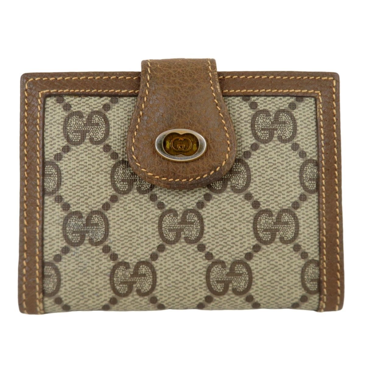 GUCCI グッチ カードケース 名刺入れ GG ブラウン イタリア製 rk10367