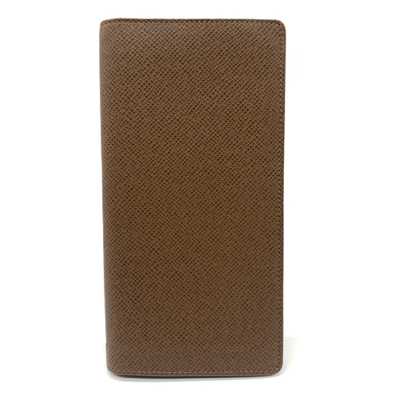 ルイヴィトン タイガ ポルトフォイユ ブラザ ブラウン 二つ折り財布 M32578 LOUIS VUITTON Aランク