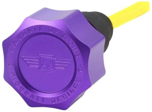 PERFOMANCE MAGNETIC エンジンオイルディップスティック CURVED パープル 2007〜16年ツーリング トライクモデル