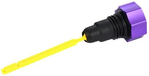 PERFOMANCE MAGNETIC エンジンオイルディップスティック CURVED パープル 2007〜16年ツーリング トライクモデル