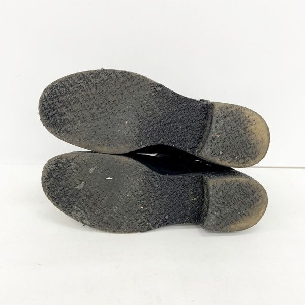  The Soloist. タカヒロミヤシタ ソロイスト リングハーネス サイドゴアブーツ スエード カジュアル メンズ サイズ7 ブラック 靴 DF 17203 サイドゴアブーツ ブーツ 革靴