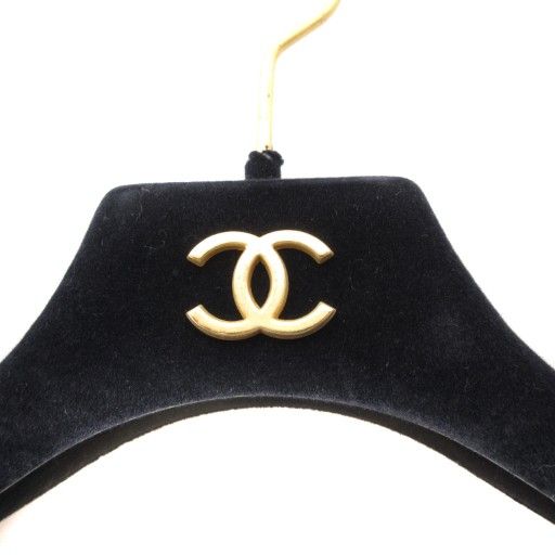 シャネル CHANEL ハンガー ココマーク ロゴ 黒 ブラック /AE □GY99