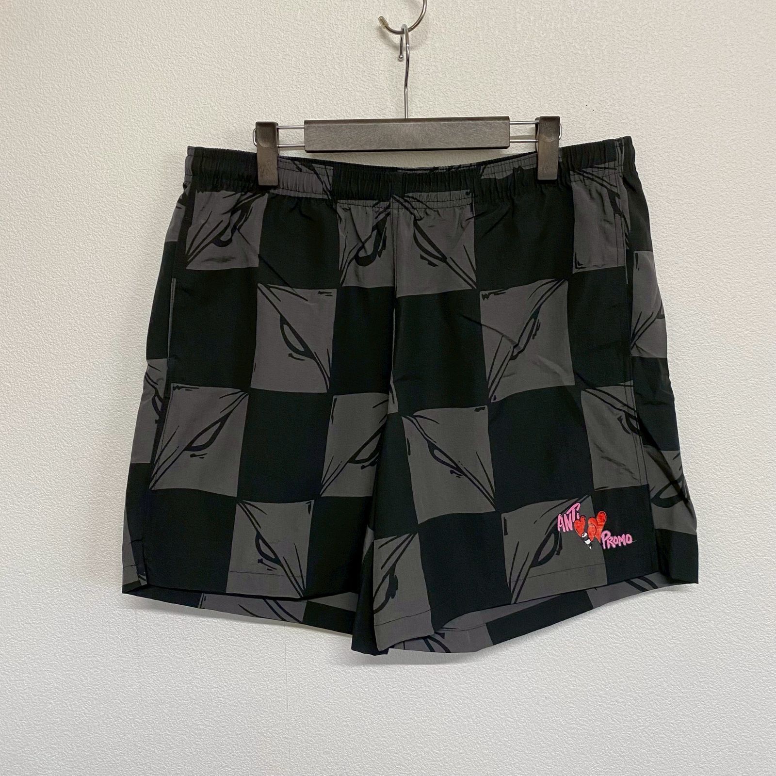 ANTI PROMO MATTY BOY アンチプロモ マッティボーイ NYC 黒 ブラック ハーフパンツ ズボン 短パン 入手困難 XLサイズ ♥