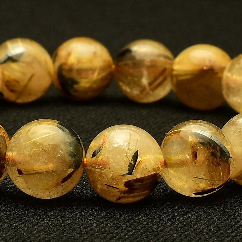 成功への加速 タイチンルチル 太陽放射ルチル ブレスレット 10mm GHB108 ルチルクォーツブレスレット 仕事運 金運 人間関係 成功を掴む 最強ルチル プレゼント 贈り物 太陽放射 30g 浄化発送 ギフト 京海堂 天然石の卸 京の蔵 NEXPOTALLINN_EU