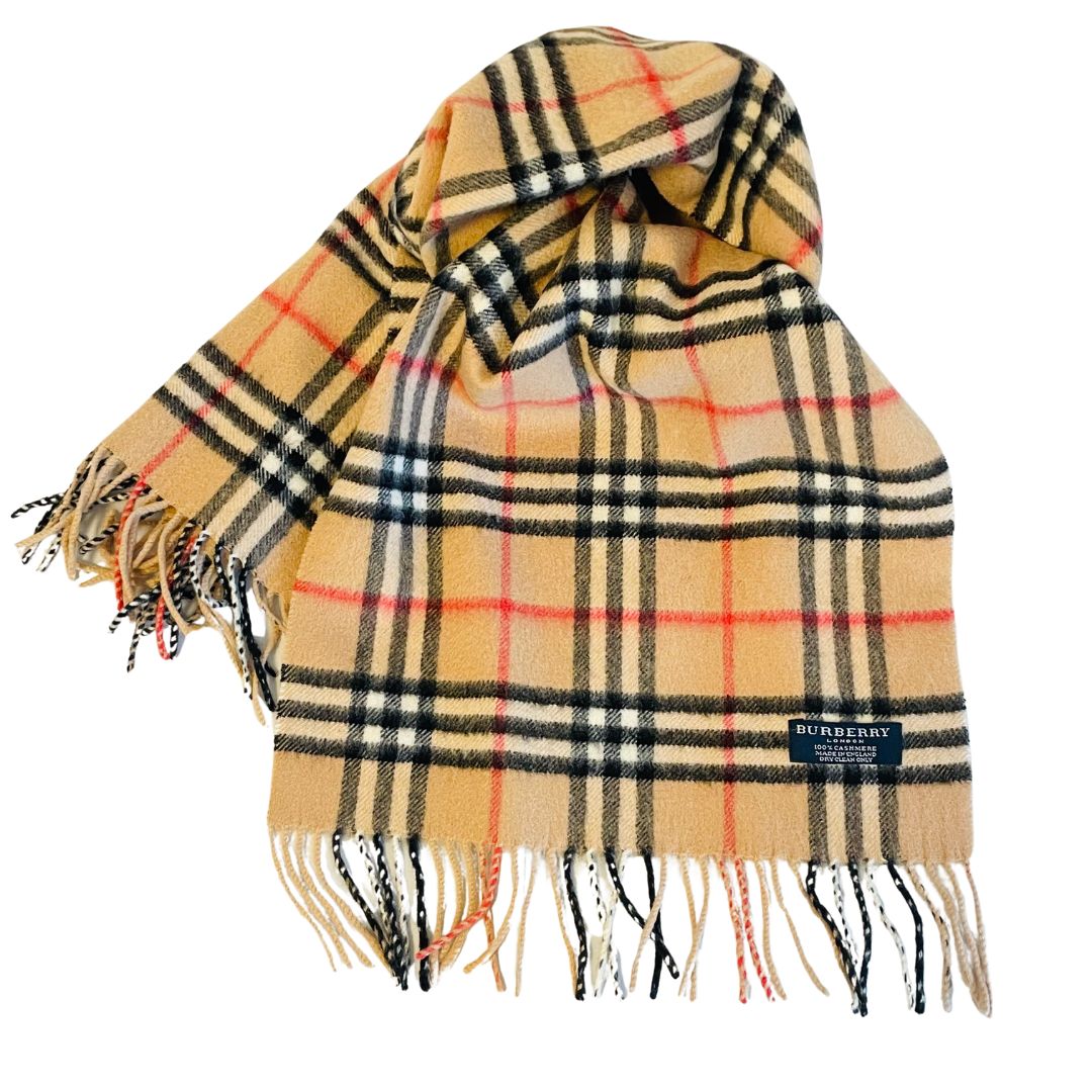 BURBERRY バーバリー カシミヤ マフラー ブラウン A785