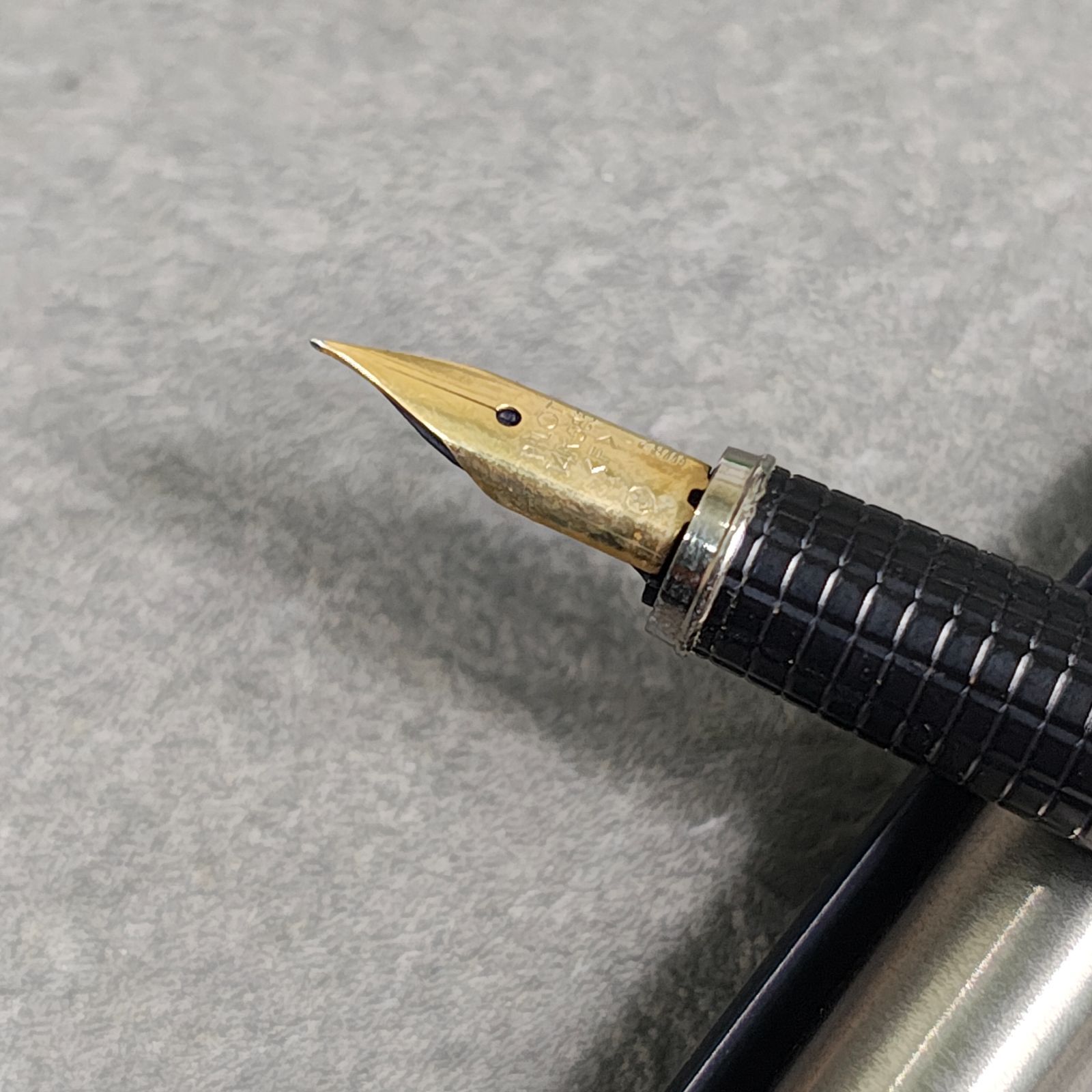 PILOT 14k 万年筆 シルバーボディ パイロット レトロ ヴィンテージ
