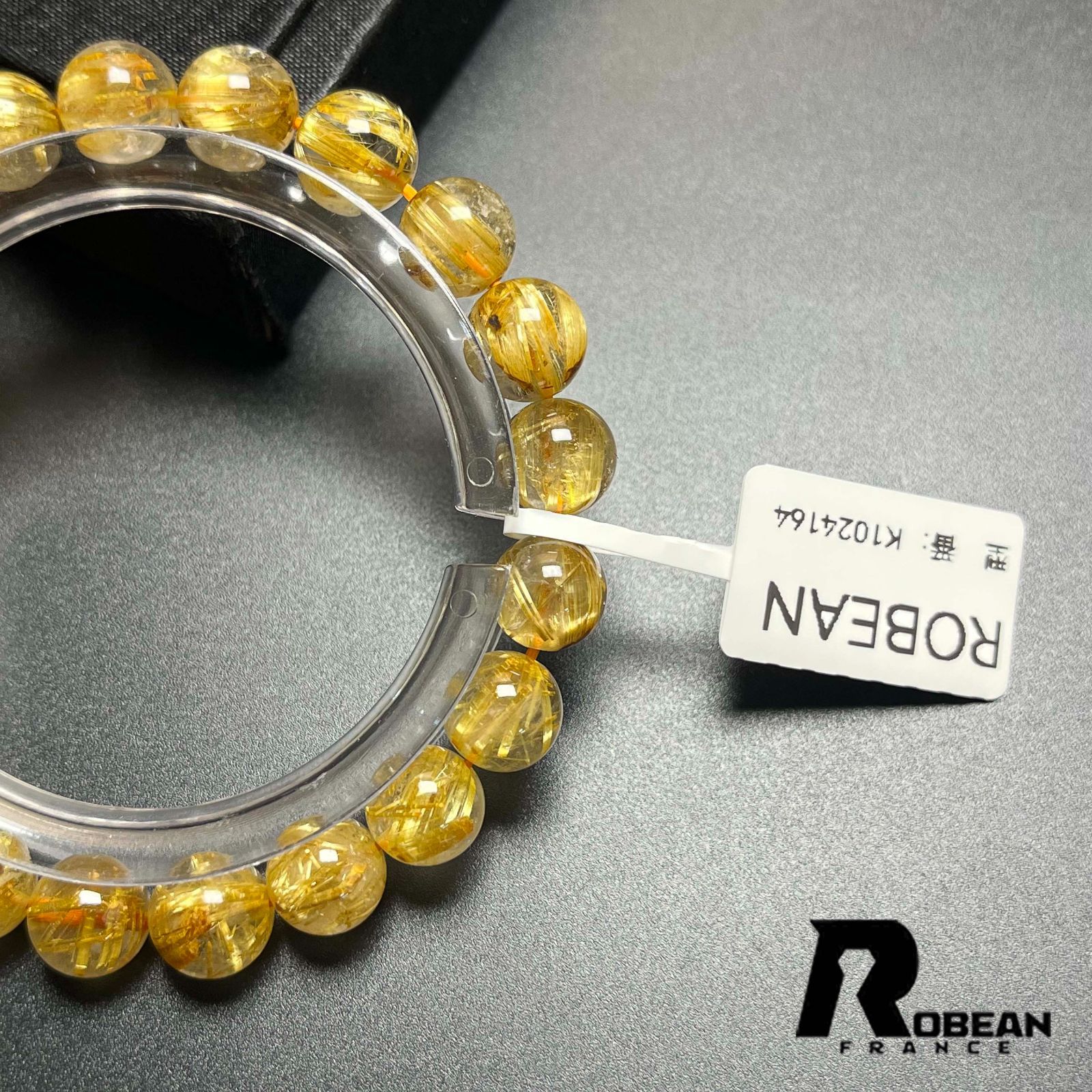 満針ルチルクォーツ ブレスレット