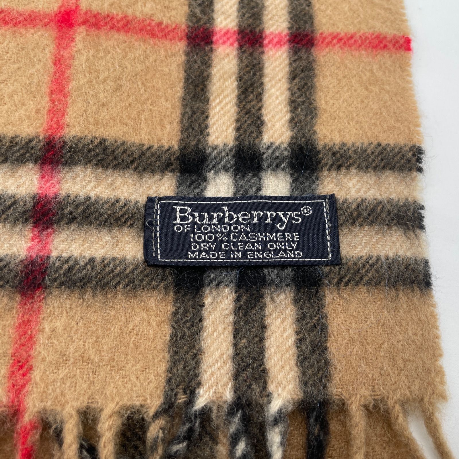 BURBERRY バーバリー カシミヤ 100% マフラー