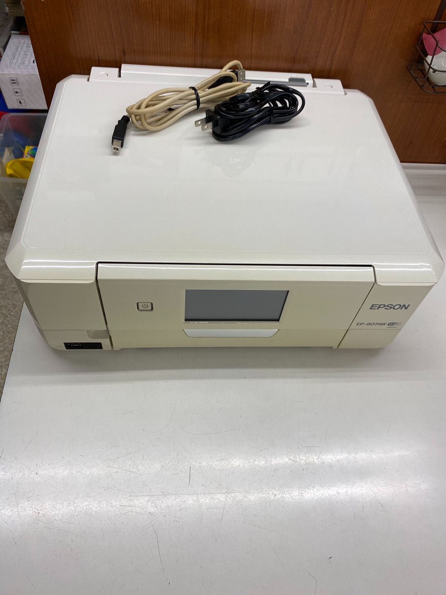 ジャンク品 EPSON エプソンEP807AW インクジェットプリンター オンライン