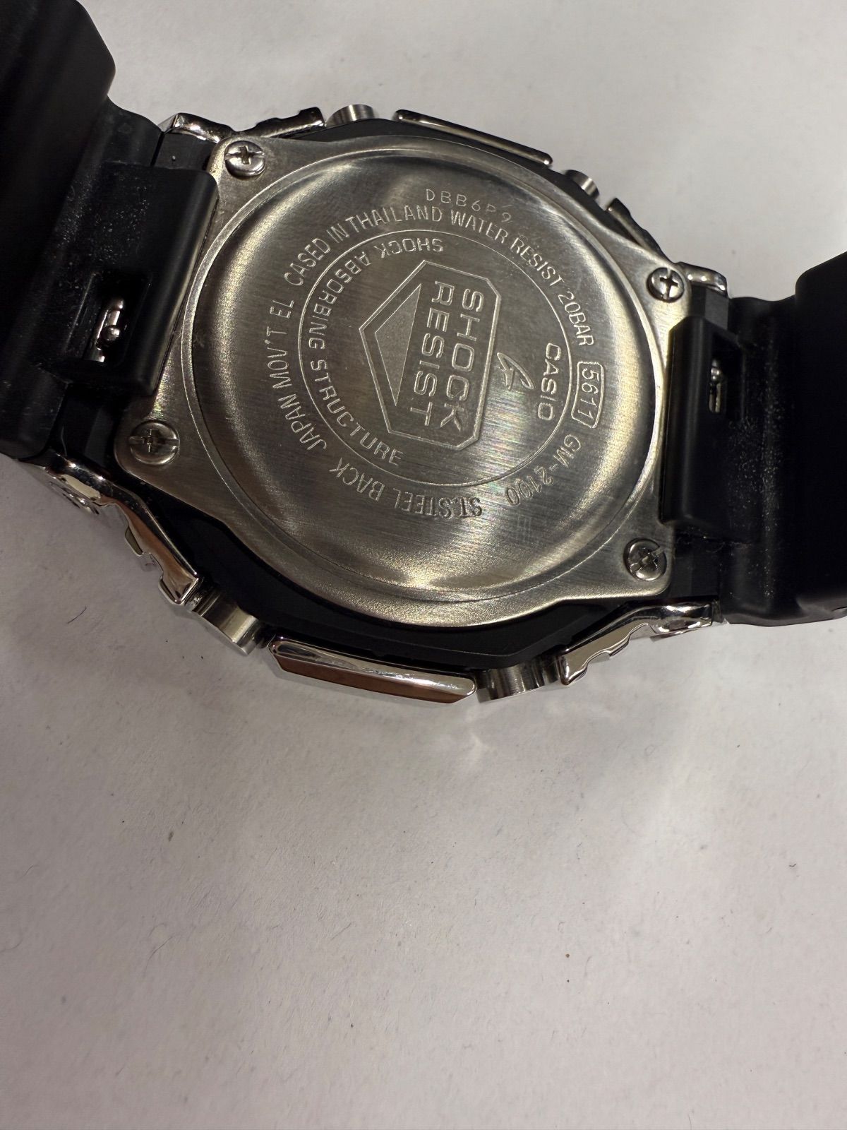 a 1 CASIO カシオ G SHOCK Gショック GM 2100 腕時計 シルバー