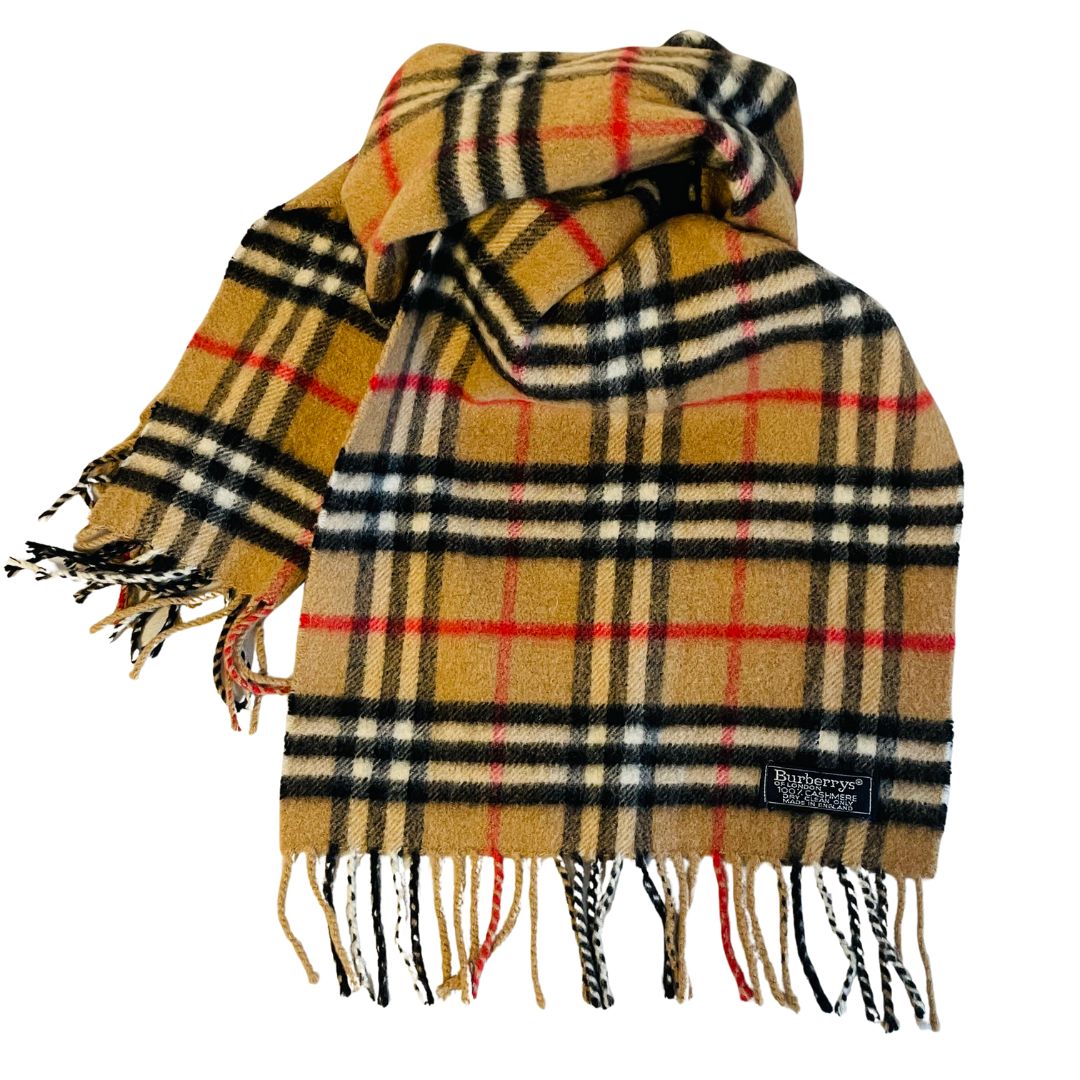 BURBERRY バーバリー カシミヤ マフラー ブラウン A797