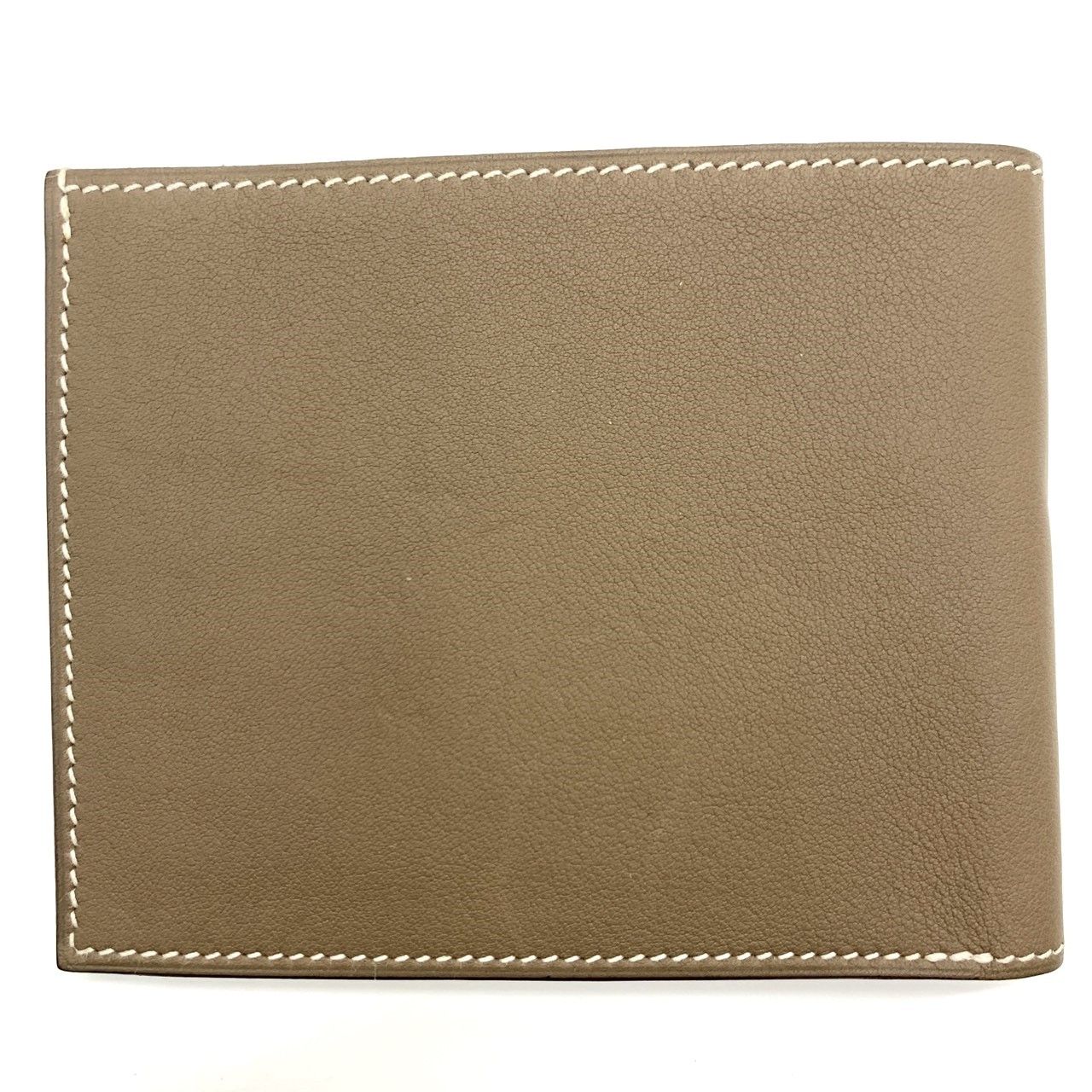 エルメス シチズン ツイル コンパクト 二つ折り財布 札入れ □R刻印 2014年製 エトゥープ HERMES Aランク