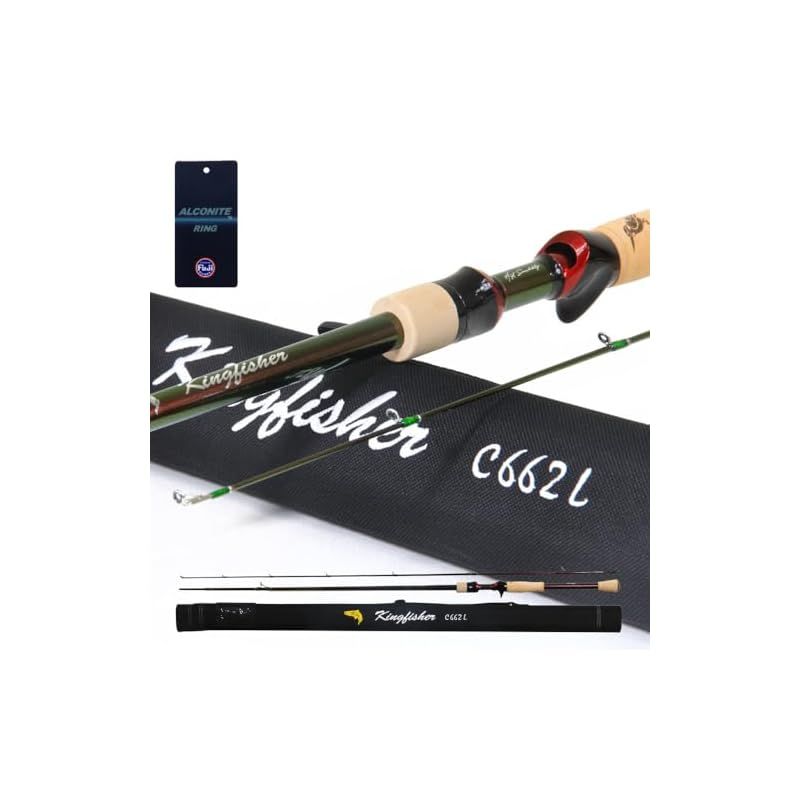おり釣具 ハードロッドケース付 ルアースタイル キングフィッシャー トラウト バス ロックフィッシュ C 662 L ori-784047 1