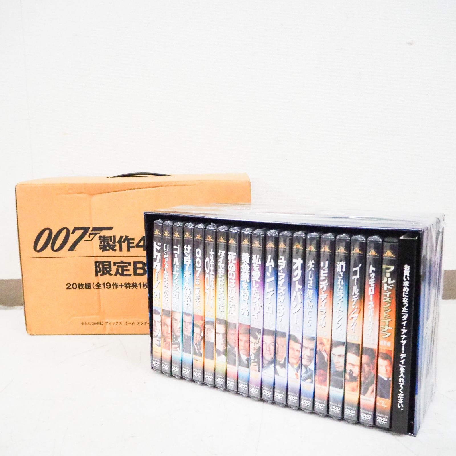 K9292 ほぼ未開封品 007 製作40周年記念限定BOX DVD 特典1枚欠品 定価