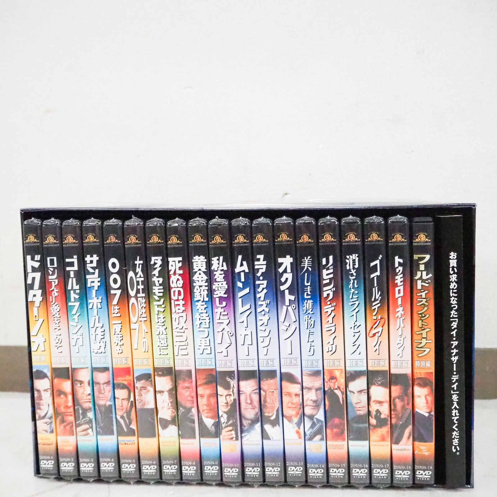 K9292 ほぼ未開封品 007 製作40周年記念限定BOX DVD 特典1枚欠品 定価