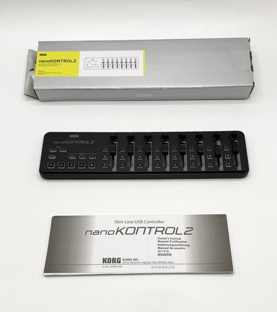 KORG コルグ MIDIコントローラー nanoKONTROL2 ブラック NANOKNTRL2-BK
