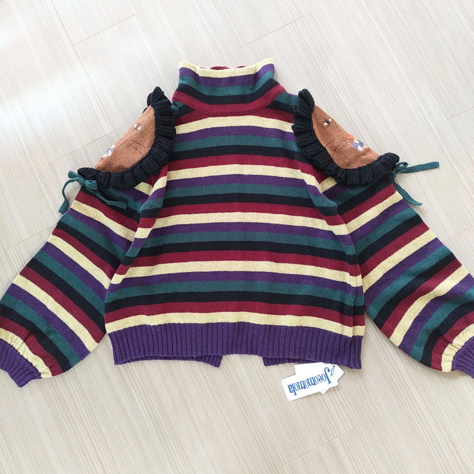 Jocomomola／ホコモモラ サイズ40 タグ付未使用品 肩にライオンが付い