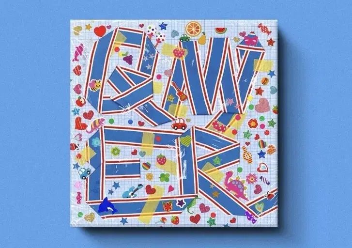 QWER LP 白ひげを生やしたクジラ 実物 開封