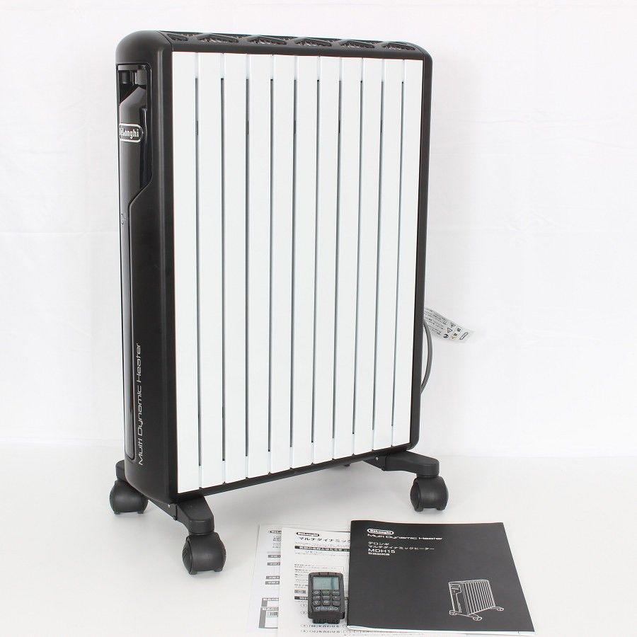 デロンギ マルチダイナミックヒーター MDH15-BK 10~13畳用 ピュアホワイト マットブラック DeLonghi 本体