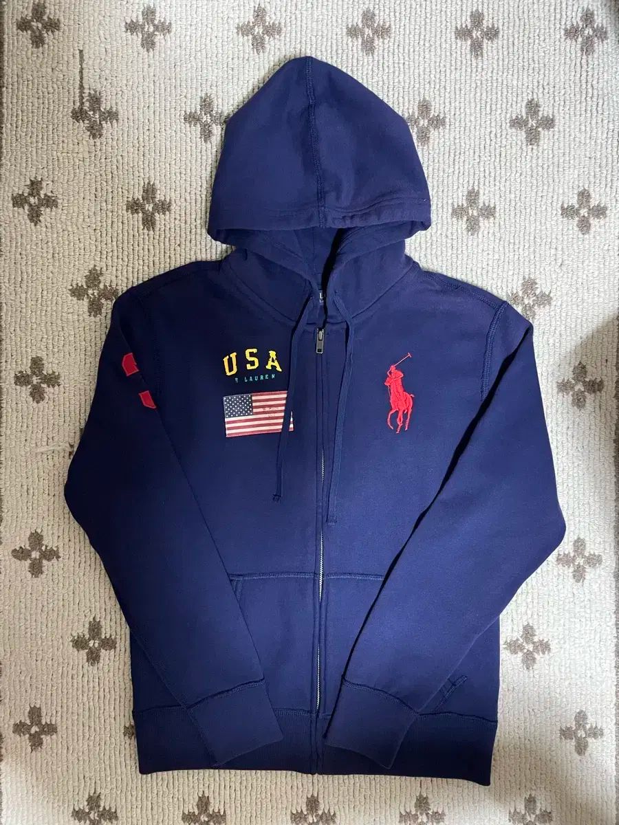 ポロラルフローレン ビックポニー 星条旗 ジップアップパーカー