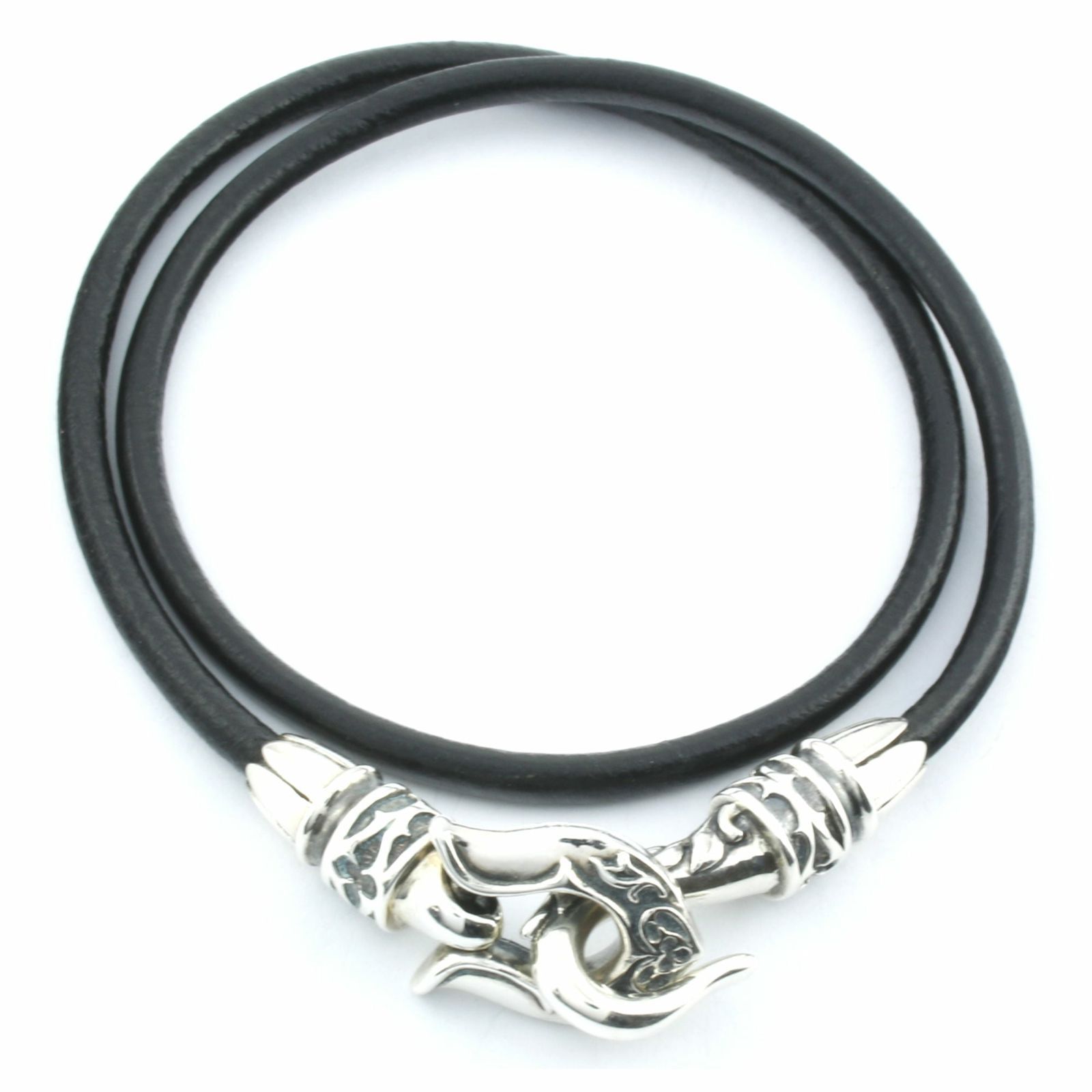 ホースシューレザーブレスレット アルテミスクラシック シルバーアクセサリー ジュエリーブランド