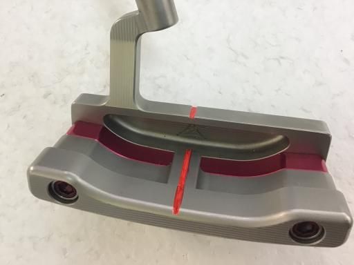 つるや AXEL CNC MILLED MALLET PUTTER 2016 シルバー 34インチ パター PT スチール フレックスその他 メンズ 男性用 右利き 右用 Cランク ゴルフクラブ