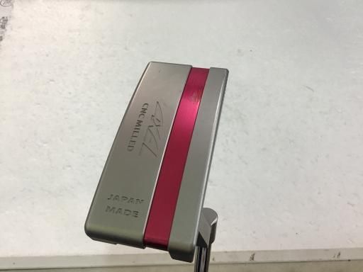 つるや AXEL CNC MILLED MALLET PUTTER 2016 シルバー 34インチ パター PT スチール フレックスその他 メンズ 男性用 右利き 右用 Cランク ゴルフクラブ