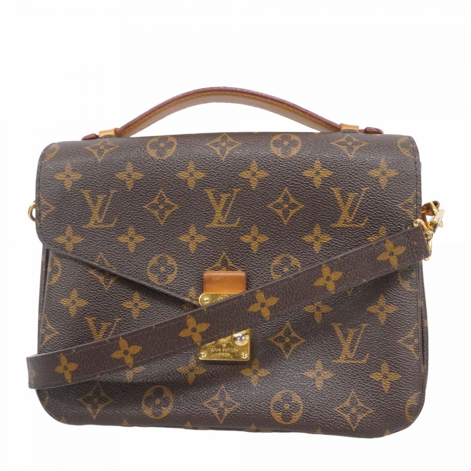 ルイ ヴィトン Louis Vuitton ルイ ヴィトン ハンドバッグ モノグラム ポシェットメティスMM M44875 ブラウン 2wayバッグレディース P1574934